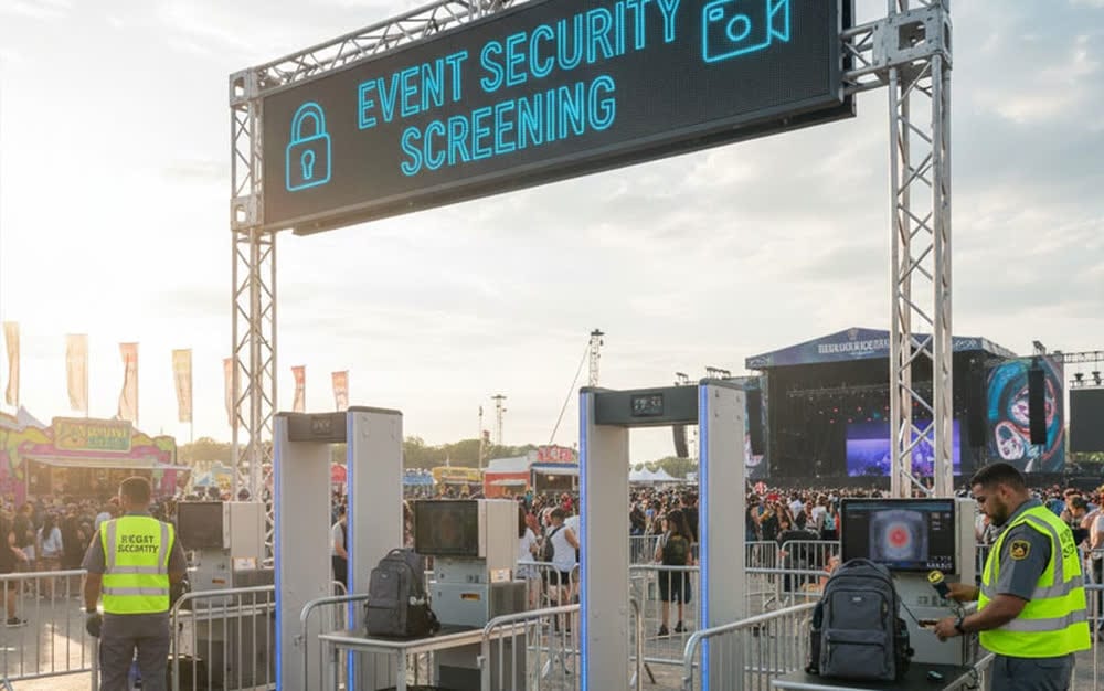Portable Security Screening Systems for Events