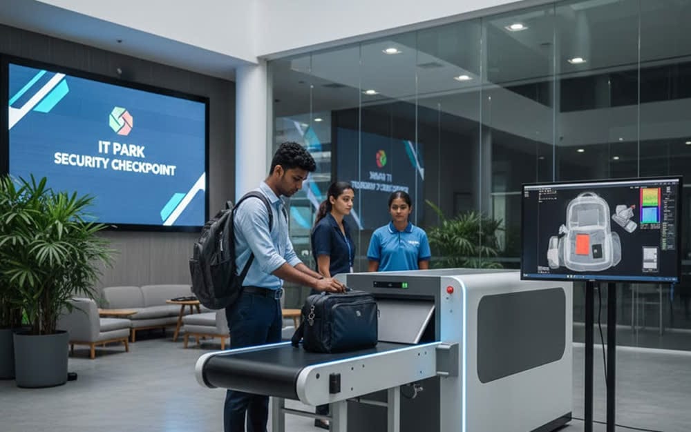 X Ray Baggage Inspection System for IT Parks